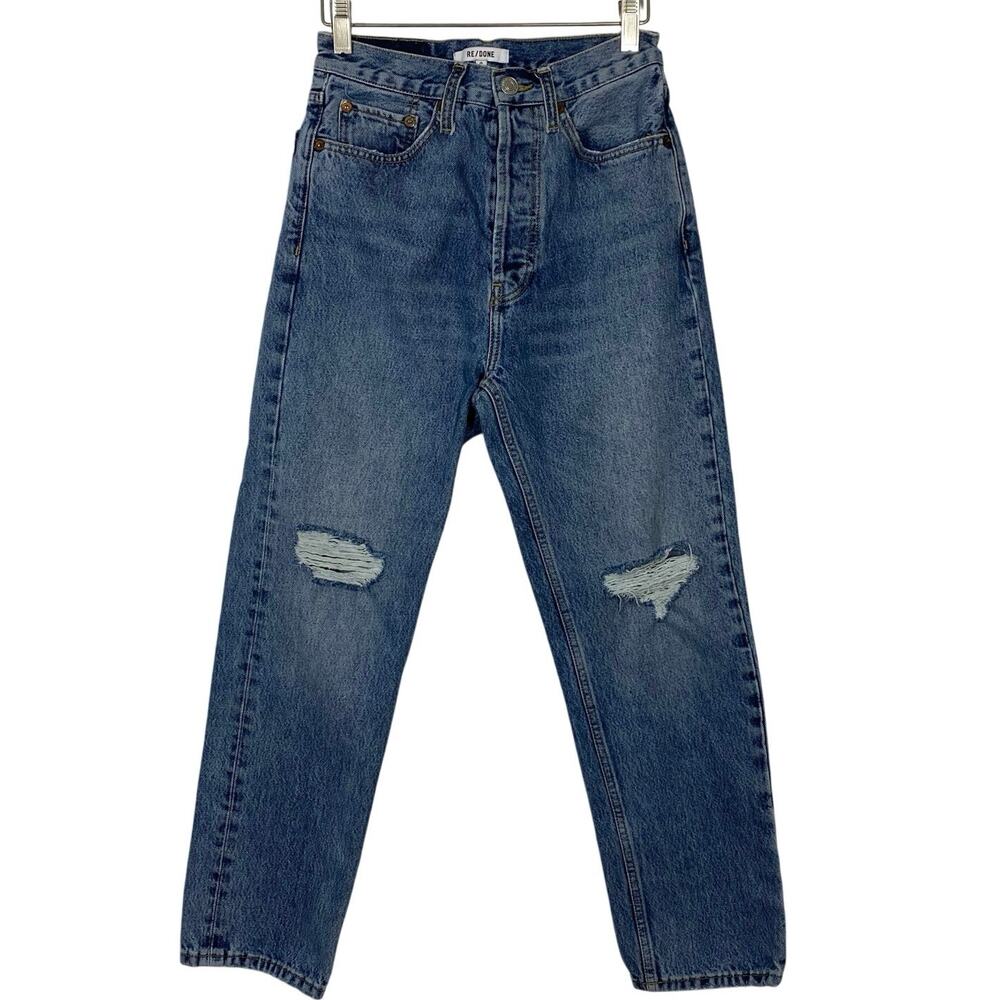 Re/Done 70’s Ultra Stove Pipe Jeans straight Women’s Size 26 Casual Minimalist